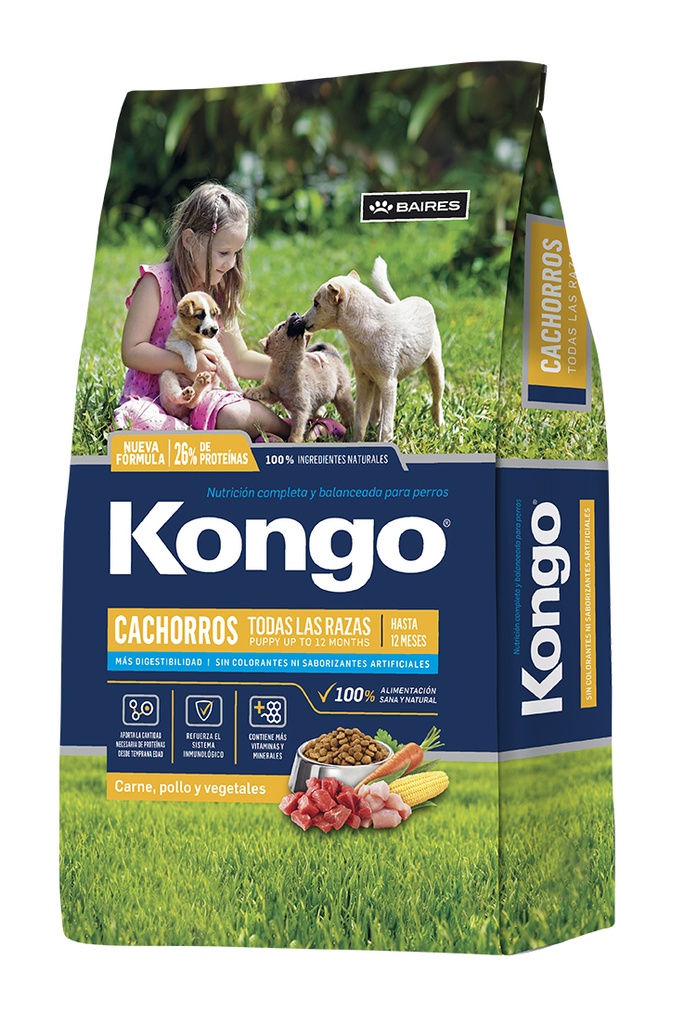 PROMO CORTA FECHA MAR-31-27 KONGO CACHORROS BULTO 15 Kg 