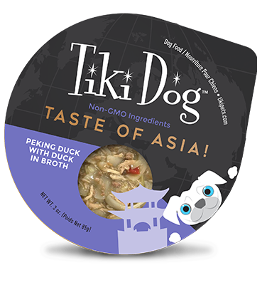 PROMO CORTA FECHA ENE-22-27 TIKI DOG PETITES -TASTE OF ASIA PATO PEKING - 85 GR - BANDEJA 