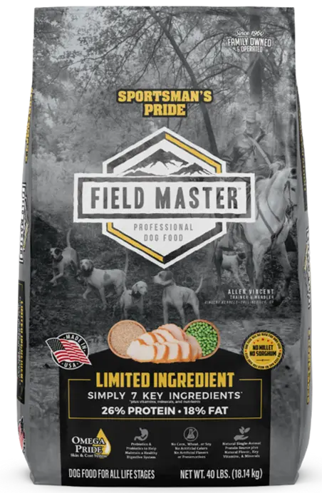 SPORTSMANS PRIDE LIMITED INGREDIENT  FORMULA 26-18 PAVO  40 LB - 18.14 KG