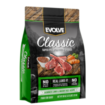 EVOLVE DOG CLASSIC LAMB - CORDERO 14 LB - 6.35 KG