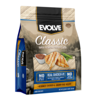 EVOLVE CAT CLASSIC CHICKEN - POLLO 3 LB - 1.36 KG