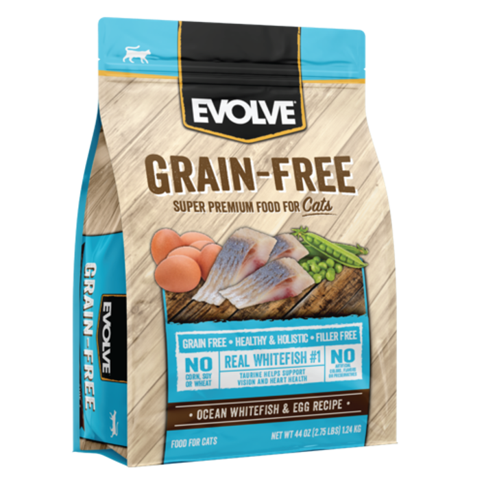 EVOLVE CAT GRAIN FREE OCEAN FISH - PESCADO 2.75 LB - 1.24 KG