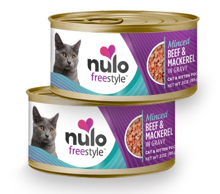 NULO CAT FS GRAIN FREE MINCED-PICADO  BEEF & MACKEREL LATA 3 OZ - 85 GR 