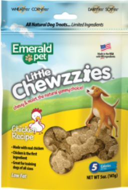 EMERALD PET DOG SNACK LITTLE CHEWZZIES - POLLO 5OZ