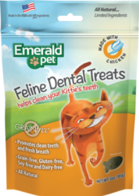 EMERALD PET CAT SNACK DENTAL POLLO