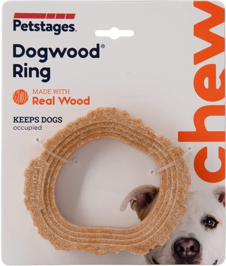 PETSTAGES PERRO DOOGWOOD MADERA RING