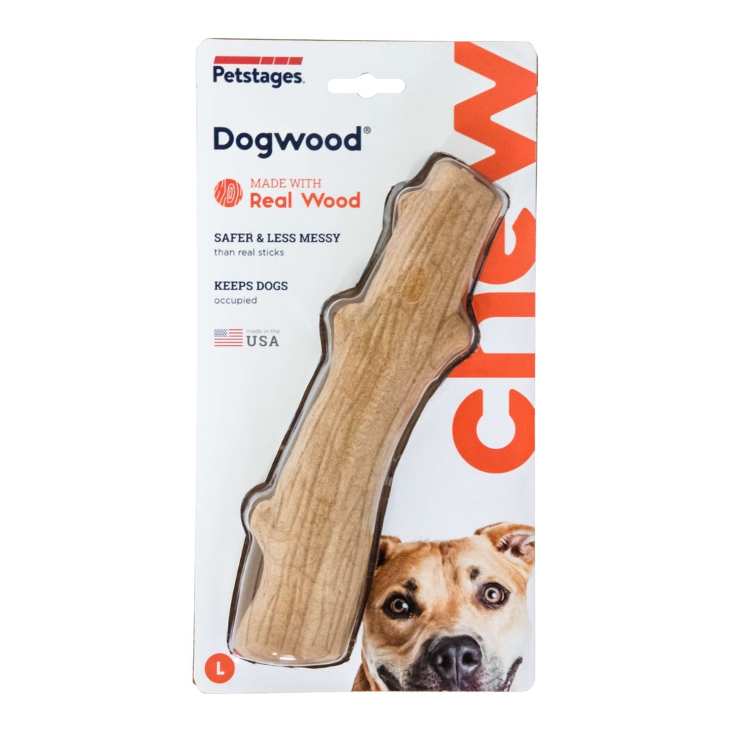 PETSTAGES PERRO DOOGWOOD PALO MADERA LARGE