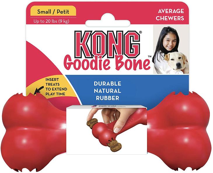 KONG PERRO CAUCHO CLASSIC HUESO SMALL