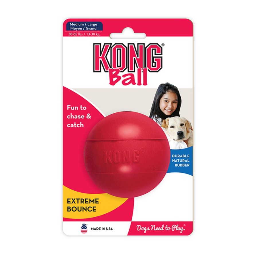 KONG PERRO CAUCHO CLASSIC PELOTA MEDIUM-LARGE