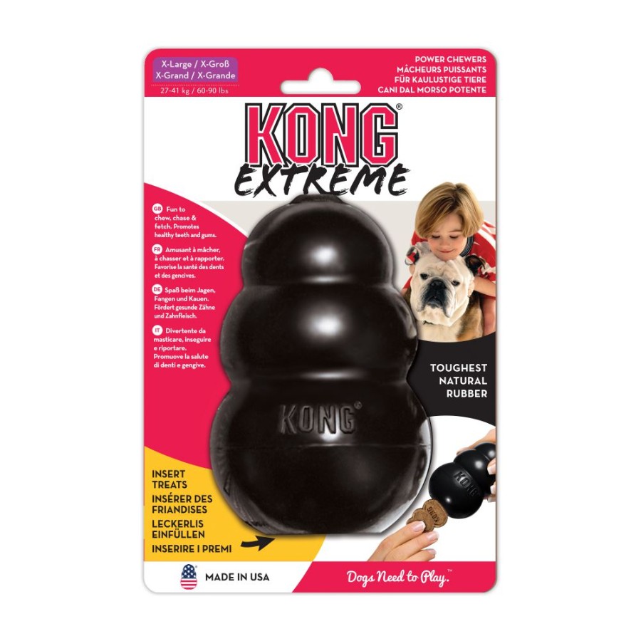 KONG PERRO CAUCHO EXTREME PORTAPASABOCAS EXTRA LARGE