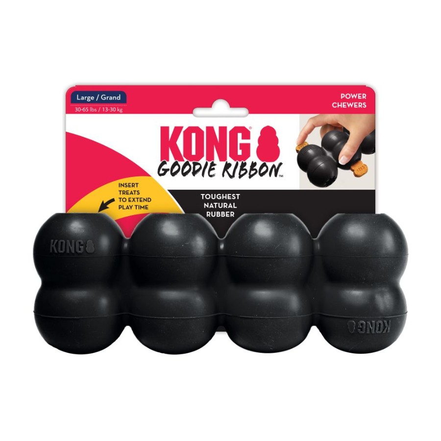 KONG PERRO CAUCHO EXTREME RIBBON LARGE