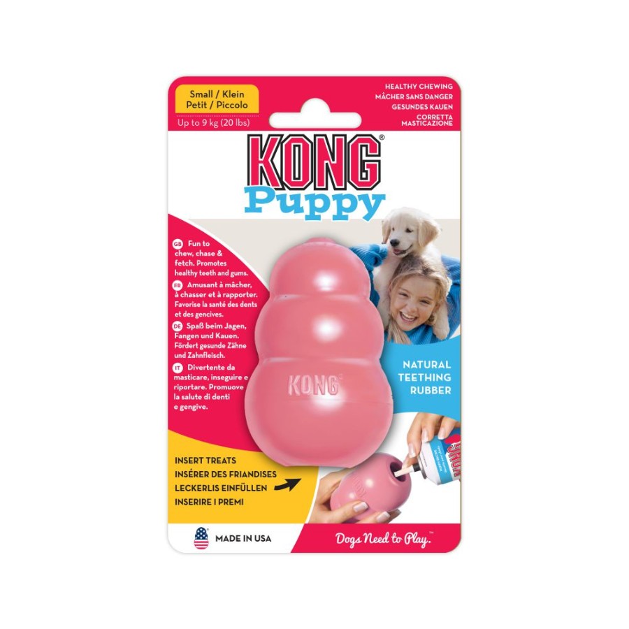 KONG PERRO CAUCHO PUPPY PORTAPASABOCAS SMALL