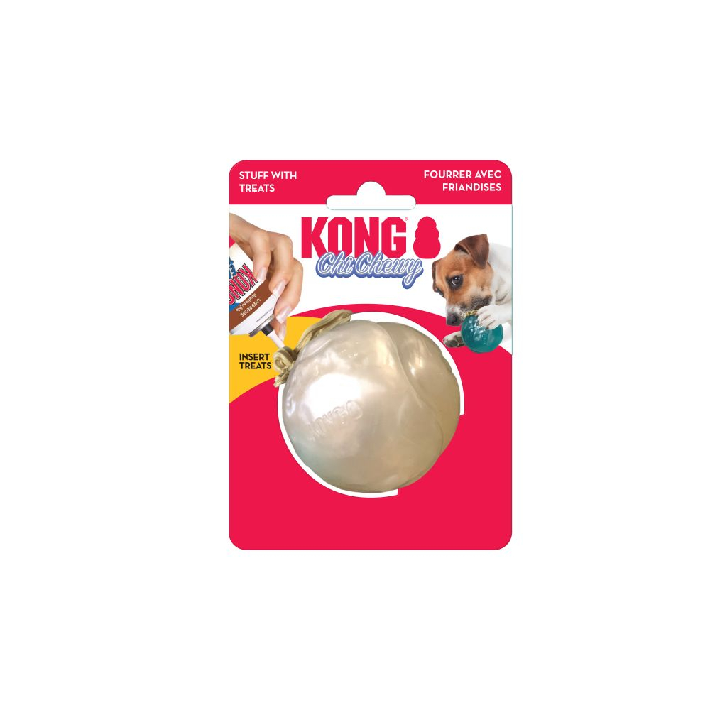 KONG PERRO CHICHEWY PELOTA RELLENABLE MEDIUM