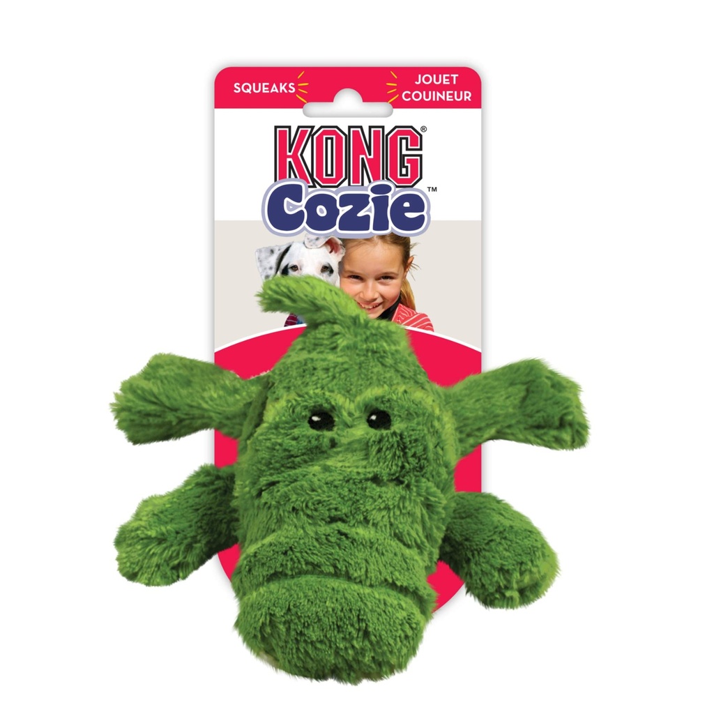 KONG PERRO PELUCHE COZIE COCODRILLO MEDIUM