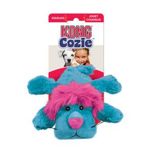 KONG PERRO PELUCHE COZIE LEON AZUL LARGE