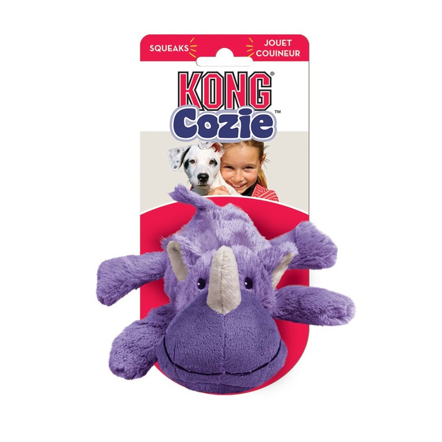 KONG PERRO PELUCHE COZIE RINOCERONTE SMALL