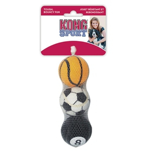 KONG PERRO SPORTS BALLS PELOTA MEDIUM X3