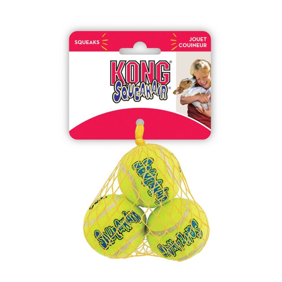 KONG PERRO SQUEAK AIR PELOTA X-SMALL X3