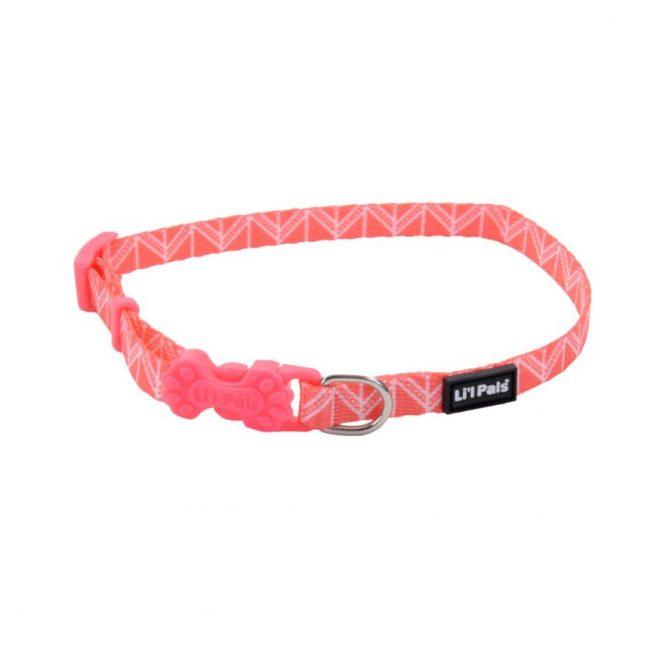 LIL PALS PERRO COLLAR TRIBAL ROSADO