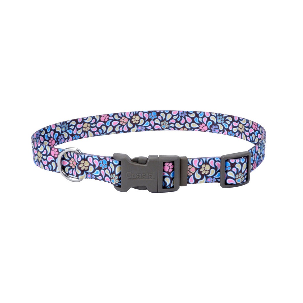 COASTAL PERRO STYLES HUELLAS CAFÉ COLLAR X-SMALL 3/8"