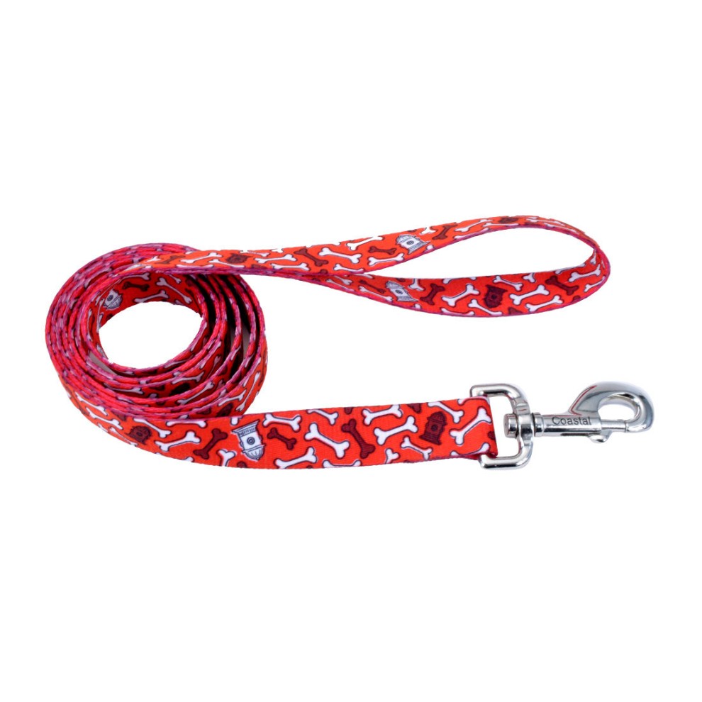 COASTAL PERRO STYLES HUESOS ROJO COLLAR X-SMALL 3/8"