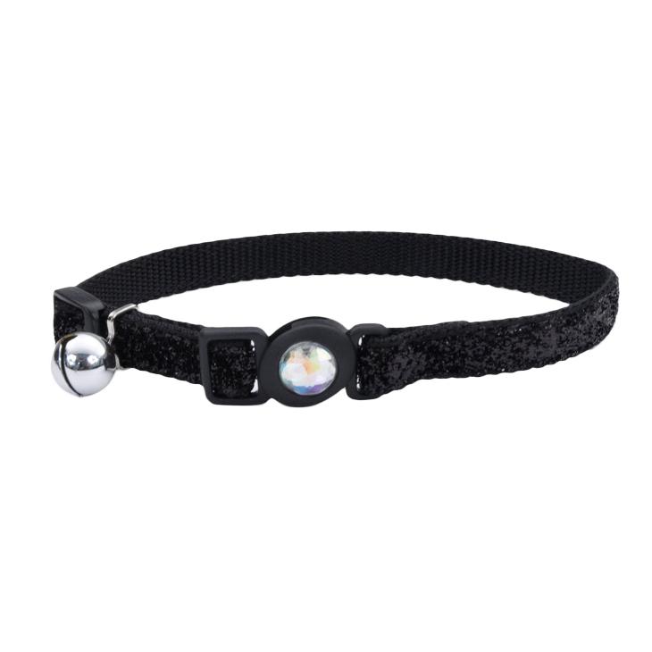 COASTAL COLLAR GATO BRILLANTE NEGRO