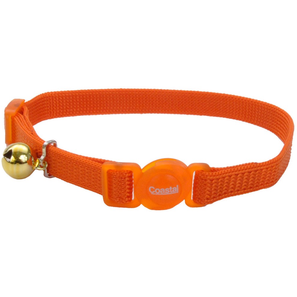 COASTAL COLLAR GATO SAFE NARANJA