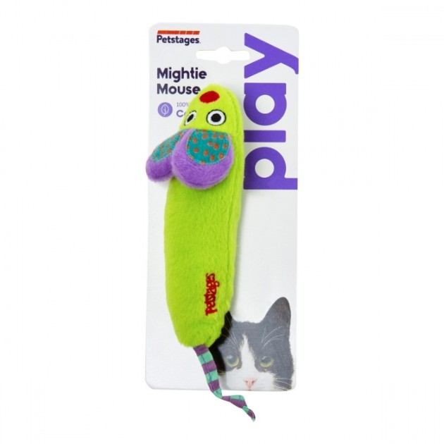 PETSTAGES GATO MORDEDERO CATNIP GREEN MAGIC MOUSE