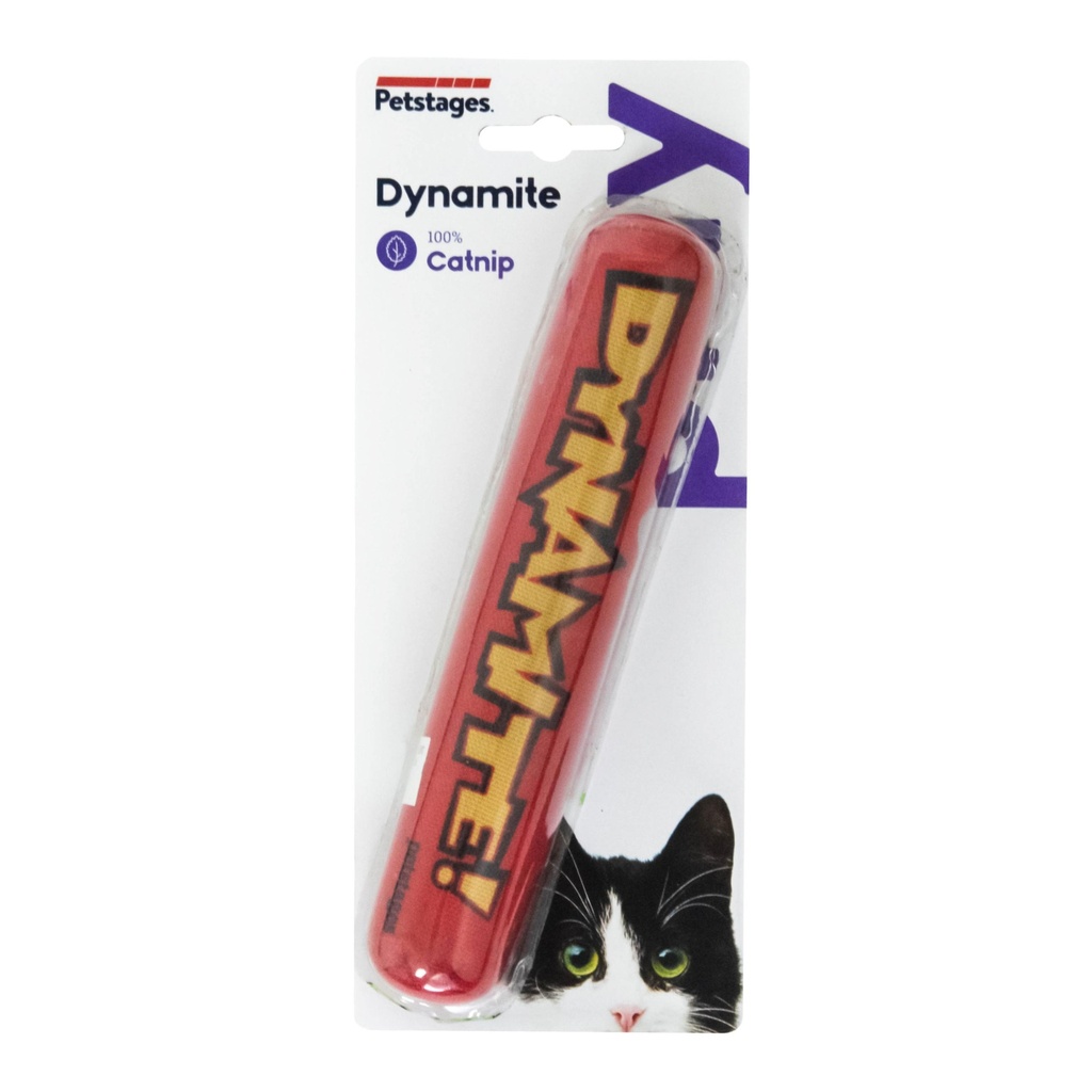 PETSTAGES GATO MORDEDERO CATNIP RED MAGIC DYNAMITE