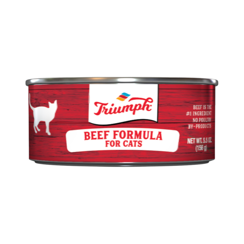 [600109 TRI] TRIUMPH CAT WILD SPIRIT LATA BEEF - CARNE 5.5  OZ - 156 GR