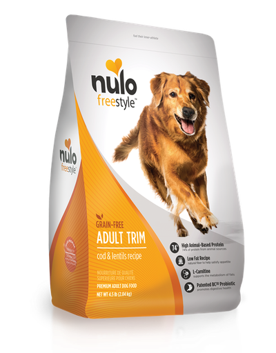[51AC04  NULO] NULO DOG FS GRAIN FREE TRIM PESO SALUDABLE  BACALAO 4.5LB - 2.04 KG
