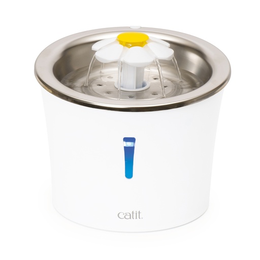 [43725 HAG] CATIT FUENTE DE AGUA FLORES 3L - ACERO INOXIDABLE