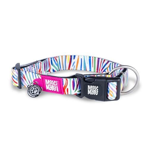 [228081 MAX] MAX & MOLLY ORIGINAL MAGIC ZEBRA COLLAR PERRO X-SMALL