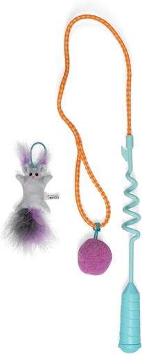 [71330 CTS] CATSTAGES GATO FRISKY CAT-APULT SPRING WAND