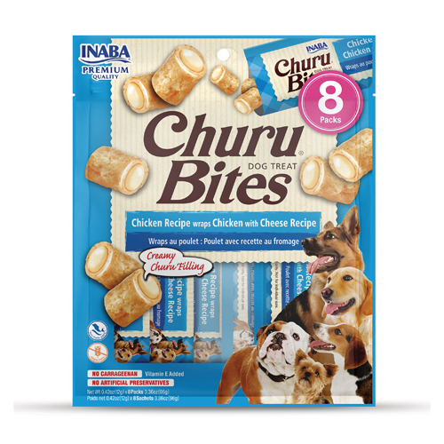 [PROMO USD724] PROMO FECHA CORTA OCT-10-2025 INABA DOG SNACK CHURU - BITES CHICKEN RECIPE WRAPS CHICKEN WITH CHEESE RECIPE