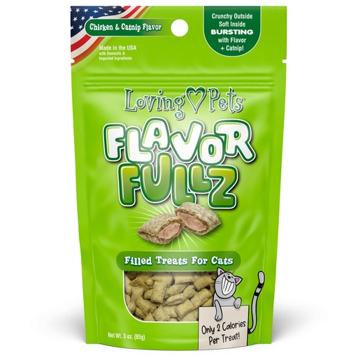 [5237 LP] FLAVORFULLZ CAT SNACK - POLLO Y CATNIP 3 OZ