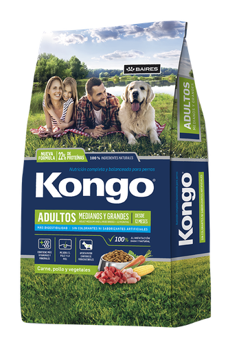 [PROMO 62307] PROMO FECHA CORTA ABR-28-27 KONGO PERROS MEDIANOS Y GRANDES BULTO 15 Kg