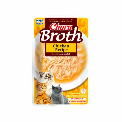 [USA825 IN] INABA CAT - BROTH CHICKEN RECIPE 40 gr