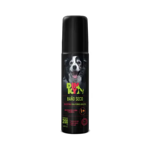 [571 DIN] DINKY BAÑO SECO ESPUMA PERRO ADULTO X 200ML 
