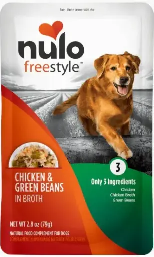 [52PC02 NULO] NULO DOG FS GRAIN FREE MEAL ENHANCER - POUCH POLLO Y JUDIAS VERDES 79 GR  