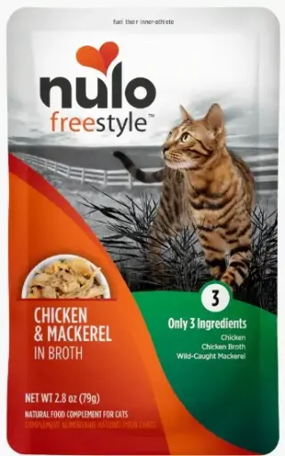 [63PM02 NULO] NULO CAT FS GRAIN FREE MEAL ENHANCER - POUCH POLLO Y PESCADO CABALLA, PATO 79 GR  