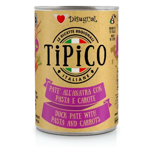 [TPCO402 DI] DISUGUAL DOG TIPICO - ZONA TOSCANA PATO LATA 400 GR 