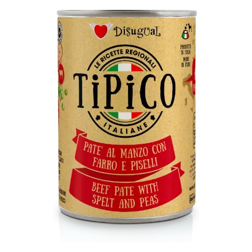 [TPCO404 DI] DISUGUAL DOG TIPICO - ZONA PIEMONTE CARNE LATA 400 GR 