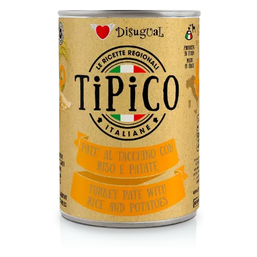 [TPCO407 DI] DISUGUAL DOG TIPICO - ZONA VENETO PAVO LATA 400 GR 