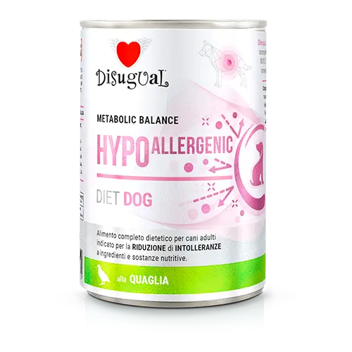 [DTES001 DI] DISUGUAL DOG HIPOALLERGENIC DIET - CODORNIZ LATA POR 400 GR