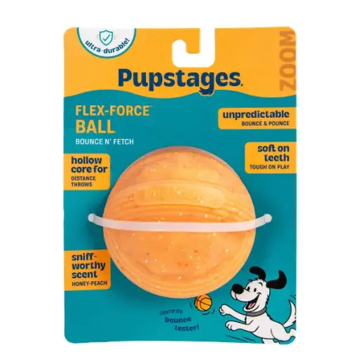 [72383 OH] OUTWARD HOUND - PUPSTAGES - FLEX FORCE BALL MD