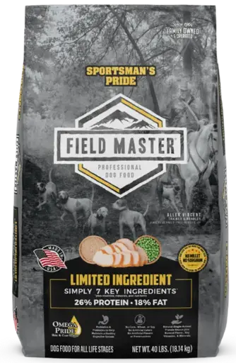 [10169 SP] SPORTSMANS PRIDE LIMITED INGREDIENT  FORMULA 26-18 PAVO  40 LB - 18.14 KG