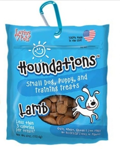 [8152 LP] HOUNDATIONS DOG SNACK LAMB - CORDERO 4OZ