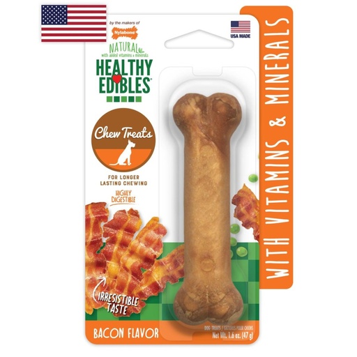 [NEB102P] Nylabone HE Dog Snack Longer Lasting Bacon 1 Und Regular 47 Gr