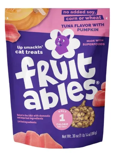 [851 FB] FRUITABLES CAT SNACK ATUN Y CALABAZA  70GR